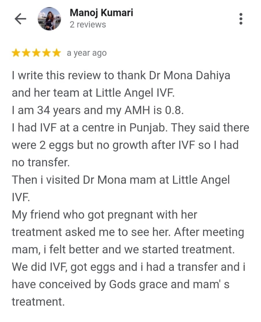 IVF patients testimonials